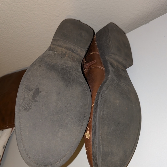 Loved Brown Leather Knee-High Boots - Picture 6 of 11